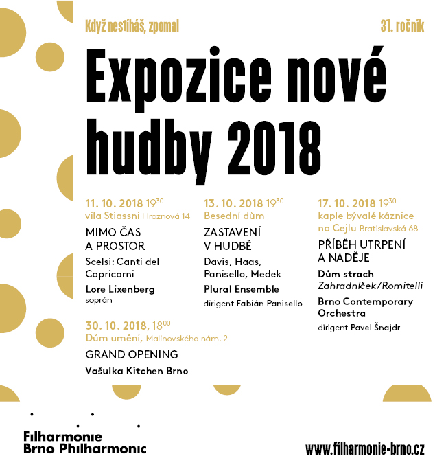 Expozice nové hudby 2018